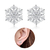 Aros Copo De Nieve De Acero Mujer Delicados - tienda online