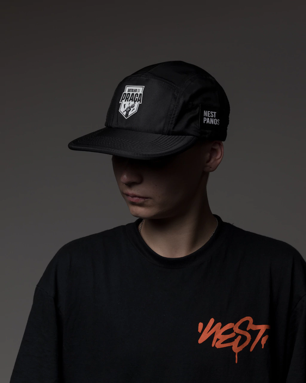 BONÉ FIVE PANEL BATALHA DA PRAÇA PRETO - BDP06