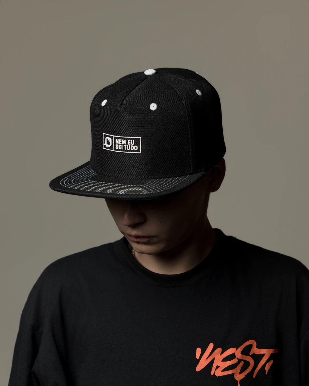 BONÉ ABA RETA NEST PANOS SNAP-BACK INSPIRAR E FORTALECER - NESB004