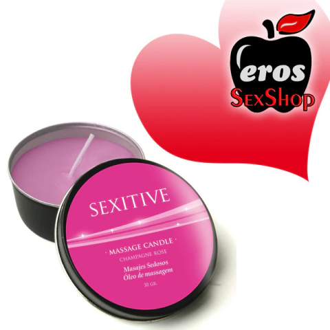 MASSAGE CANDLE CHAMPAGNE ROSE (004-0D61)
