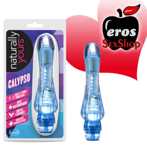 NATURALLY YOURS - VIBRADOR CALYPSO - BLUE (BL-84533)