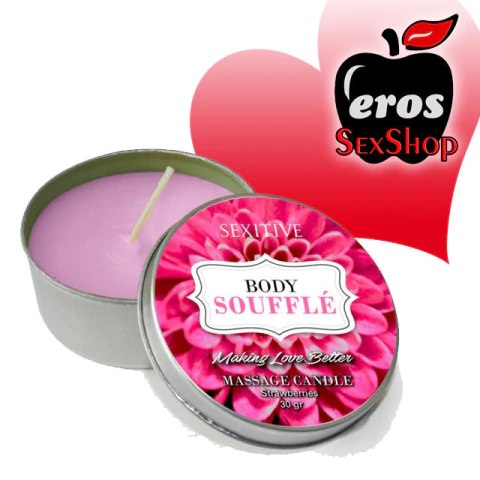 MASSAGE CANDLE STRAWBERRIES (004-0D65)