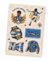 Grêmio Old School | Cartela de adesivos