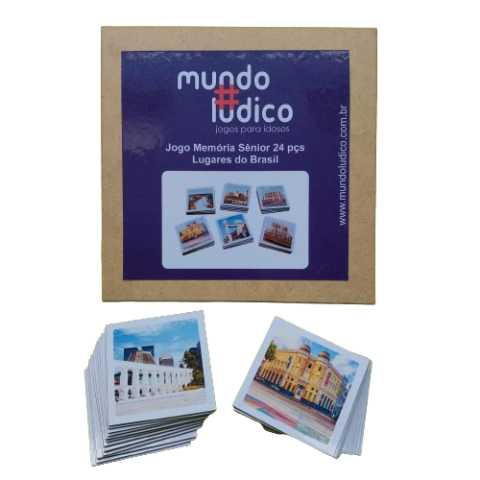 Jogo de memória Lugares do Brasil 