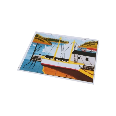 Quebra cabeça Sênior Ship in the Harbour Maud Lewis 12 pçs Mundo Lúdico - comprar online