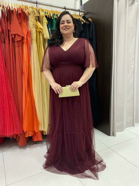 Vestido Sonia Tule Plus