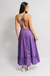 Vestido Fiore Midi Roxo - comprar online