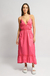 Vestido Fiore Midi Pink na internet