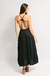 Vestido Fiore Midi Preto na internet