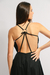 Vestido Fiore Midi Preto - Acarolac Brand