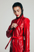 Trench Coat Afrodite Vinil Vermelho - loja online