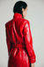 Trench Coat Afrodite Vinil Vermelho - comprar online