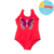 Traje de baño- malla Lentejuelas Rojo Mariposas (talle 4y talle 10) - comprar online