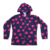 Campera Friza Azul Corazon Fucsia - comprar online