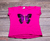 Remera Mariposa - Fucsia (talle 2)