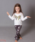 Remera Moño Tiza Lentejuelas Reversibles (talle 2 y talle 12)