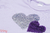 Remera Corazon Lentejuelas Reversibles Lila (talle 2 anos) en internet
