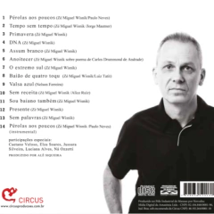 CD Zé Miguel Wisnik - Pérolas aos Poucos contracapa