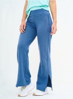 PANTALÓN WIDE COMFY AZUL - comprar online