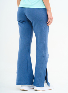 PANTALÓN WIDE COMFY AZUL - tienda online