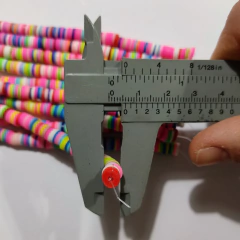 1 Tira Fimo Multicolor 6mm (1) - Entre Hilos y Cuentas