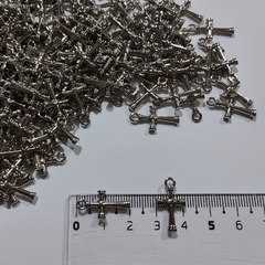 20 Dijes de Metal Cruz Denario (2) - comprar online
