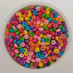 Donas Facetadas Plásticas 6mm
