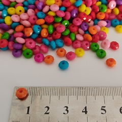 Donas Facetadas Plásticas 6mm - comprar online