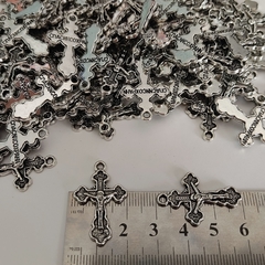 10 Dijes de Metal Cruz Mediana (2) - comprar online