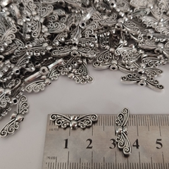 10 Pasantes de Metal Alas Mariposas - comprar online