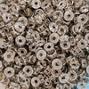 50u Rondel c/strass Blanco 6mm
