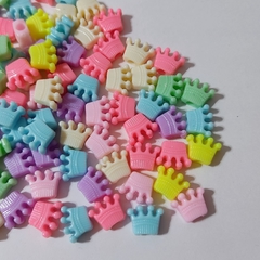 Cuentas Plásticas Corona Pastel - comprar online