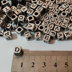 Letras Cuadradas Plateadas - comprar online