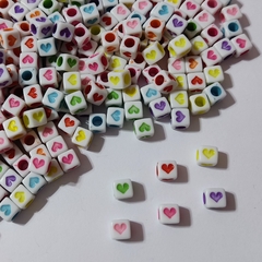 Corazón Cuadrado Plástico Surtidos - comprar online
