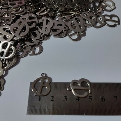 10 Dijes de Metal Letra B - comprar online