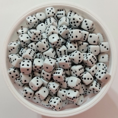 20gr Dados Blancos Plasticos