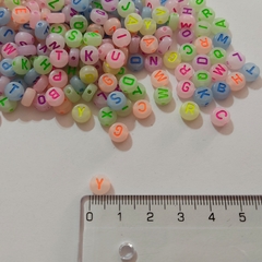 Letras Pastillas Fosforescente - Entre Hilos y Cuentas