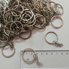 Argollas Plana con Cadena - comprar online