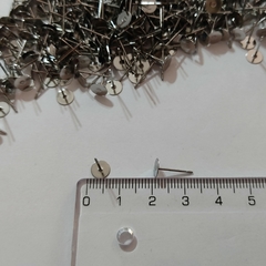 50u Base 6mm para Aros Acero Quirurgico - comprar online