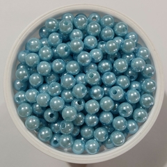 Perla Plastica 8mm Celeste