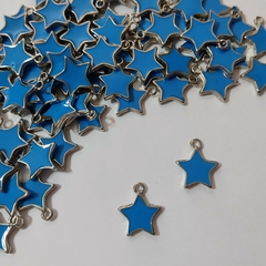 10 Estrellas Dijes de Metal Esmaltadas - tienda online