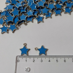 Imagen de 10 Estrellas Dijes de Metal Esmaltadas