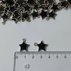10 Estrellas Dijes de Metal Esmaltadas - comprar online