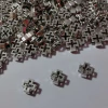 10 Dijes de Metal Cruz Equilibrio Calada