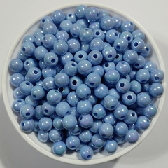 Cuentas Plasticas 8mm Nacaradas - tienda online