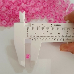Letras Pastillas Rosa Transparente en internet