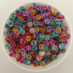 Letras Pastillas Transparente con Colores