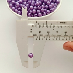 Perla Plastico 6mm Violeta - comprar online