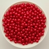 Perla Plastica 6mm Rojo