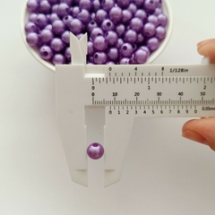 Perla Plastica 8mm Violeta - comprar online
